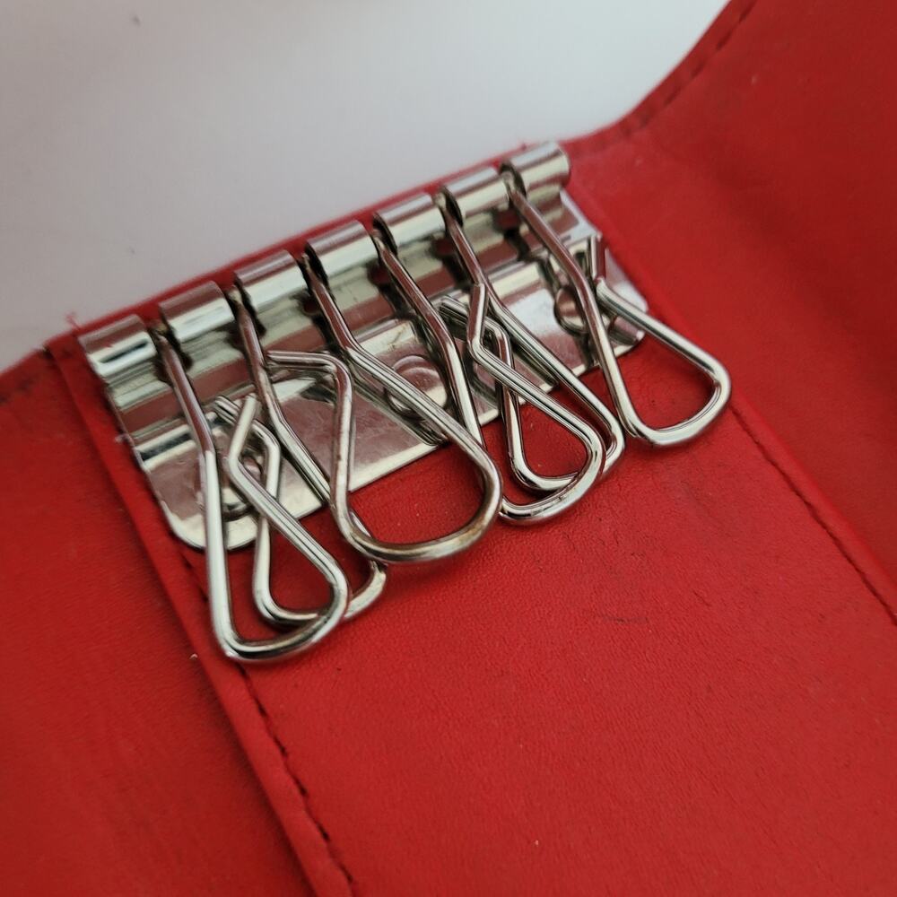 Marc Jacobs Key Case 6 Key Hooks Wallet Trifold R… - image 6